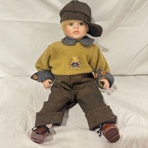 Vintage Porcelain Doll German Boy